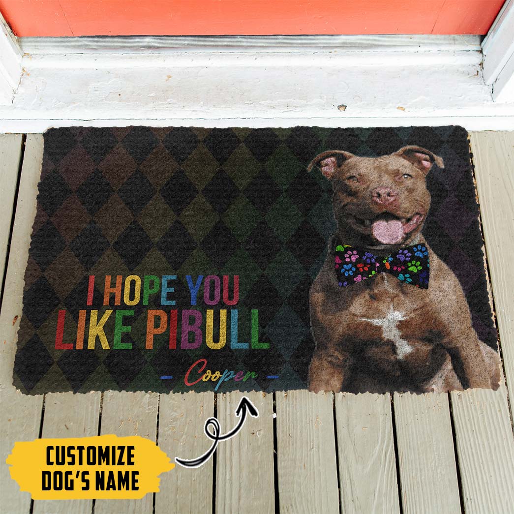 I hope you like hotsell pitbulls doormat