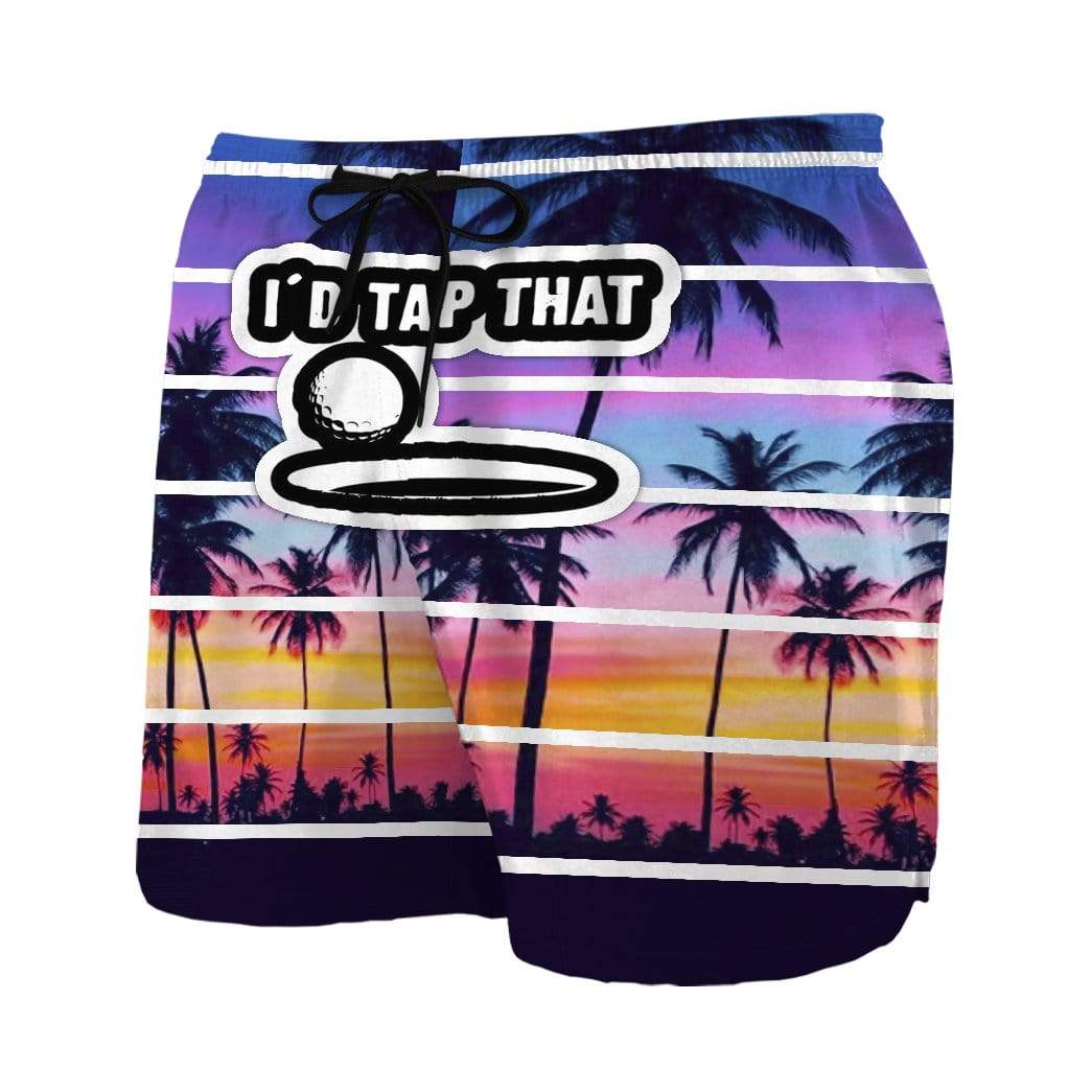 Gearhumans 3D Id Tap That Custom Beach Shorts Swim Trunks GL03076 Men Shorts