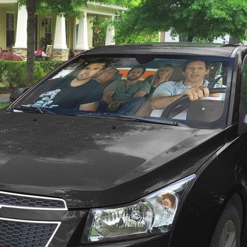 Gearhumans 3D It's Always Sunny In Philadelphia Custom Car Auto Sunshade