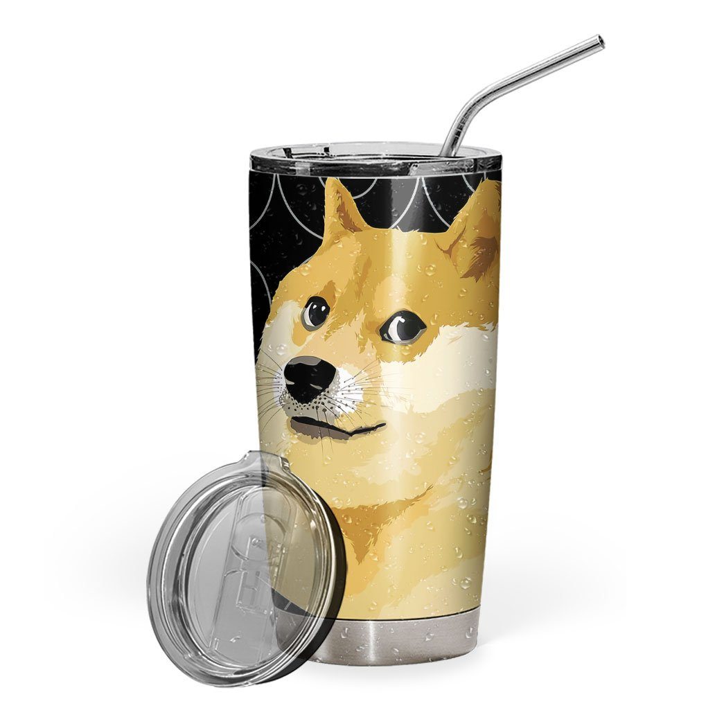 Gearhumans 3D Its Doge Custom Tumbler GO20052115 Tumbler Short 20oz 