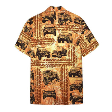 Gearhumans 3D Jeep Hawaii Shirt