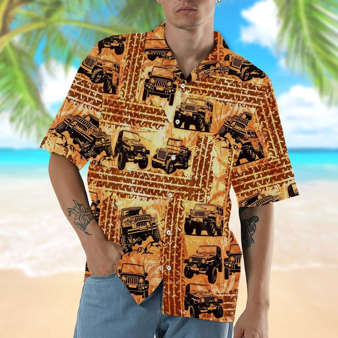 Gearhumans 3D TMNT Hawaii Shirt