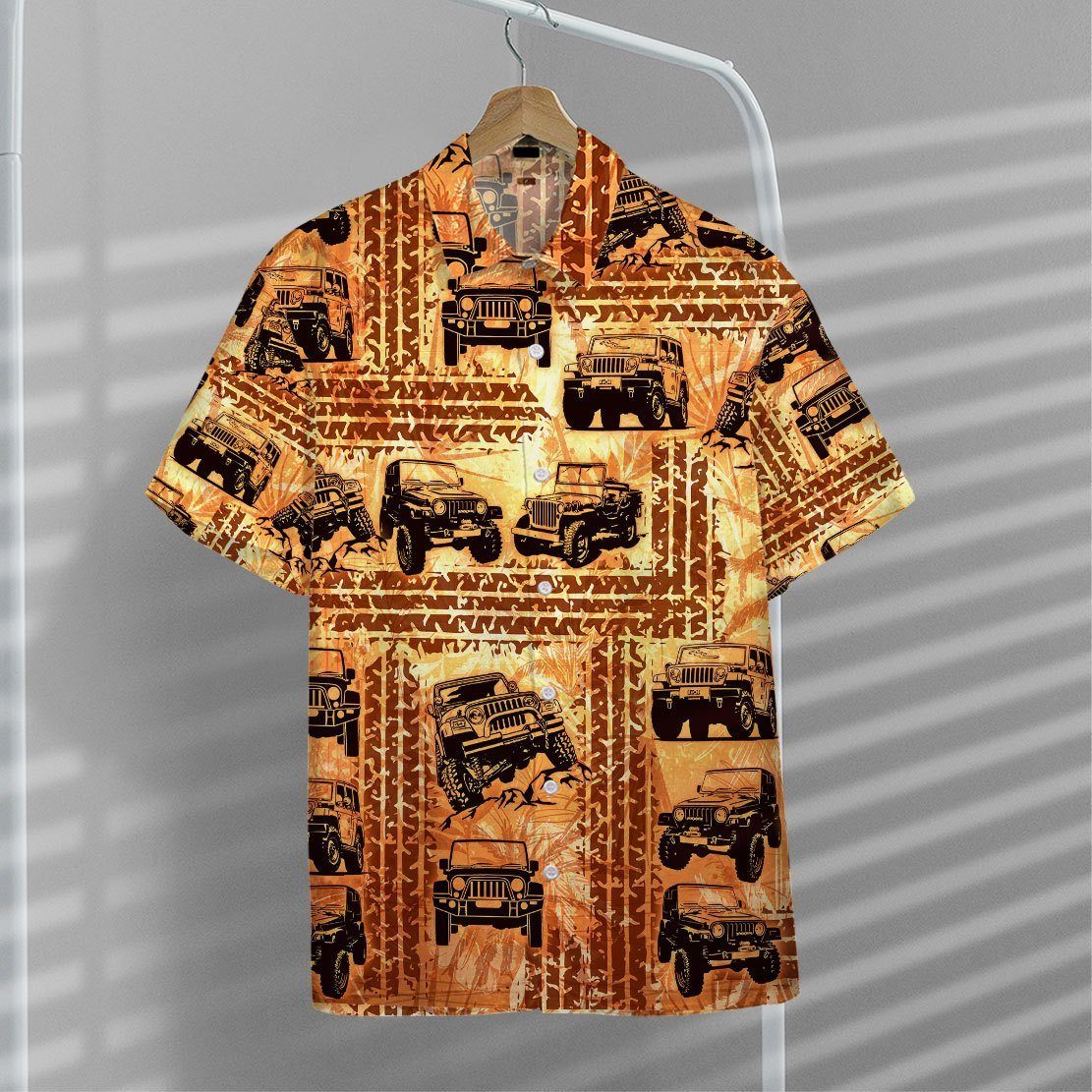 Gearhumans 3D Jeep Hawaii Shirt ZZ12044 Hawai Shirt 