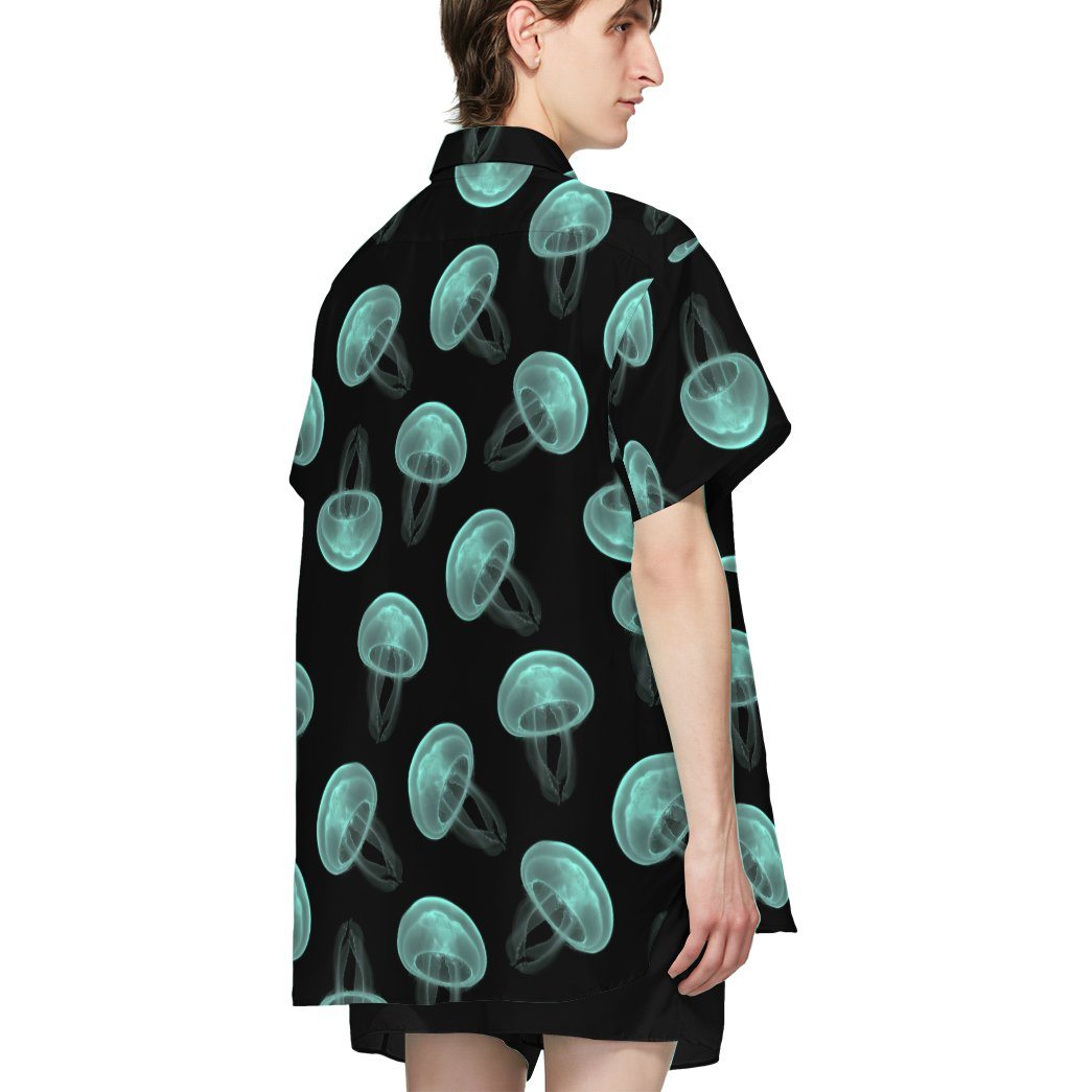Gearhumans 3D Jellyfish X Ray Custom Short Sleeve Shirt GO07052120 Hawai Shirt 