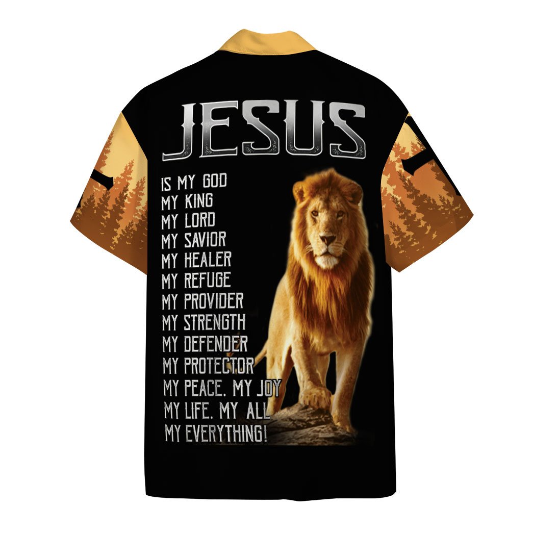 Gearhumans 3D Jesus Christ Is My Everything Custom Short Sleeve Shirt GW04052124 Hawai Shirt 