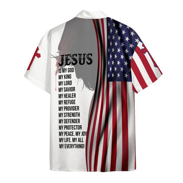 Gearhumans 3D Jesus Christ My Everything Custom Short Sleeve Shirts