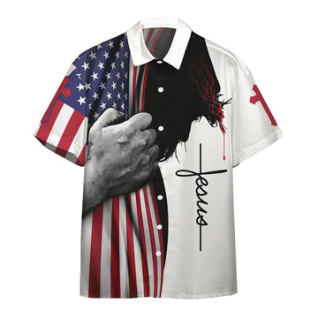 Gearhumans 3D Jesus Christ My Everything Custom Short Sleeve Shirts GW04052125 Hawai Shirt Short Sleeve Shirt S 