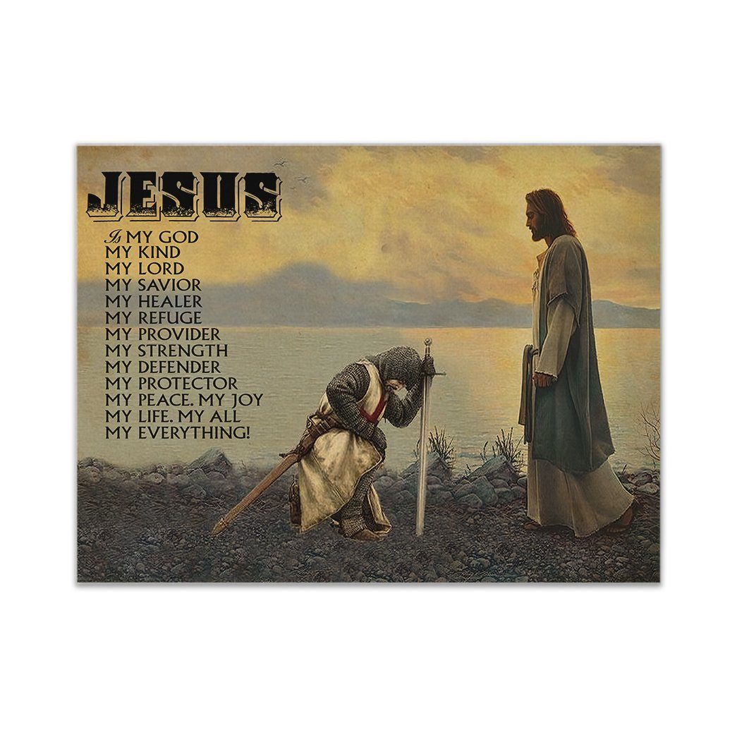 Gearhumans 3D Jesus Is My Everything Custom Canvas GO29042115 Canvas 1 Piece Non Frame M