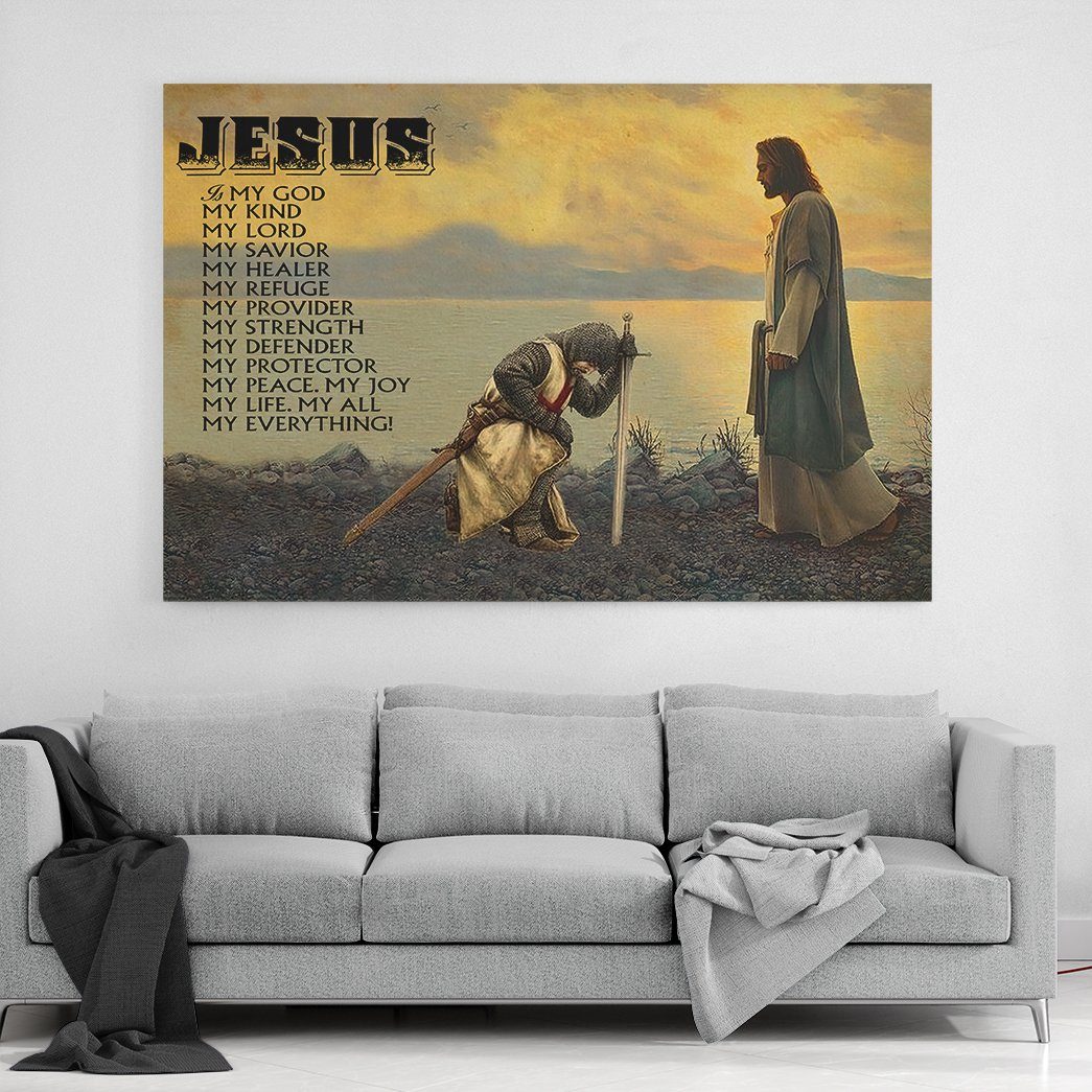 Gearhumans 3D Jesus Is My Everything Custom Canvas GO29042115 Canvas 