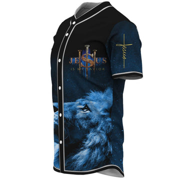 Gearhumans 3D Jesus Is My Savior Custom Jersey Shirt