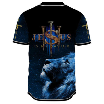 Gearhumans 3D Jesus Is My Savior Custom Jersey Shirt