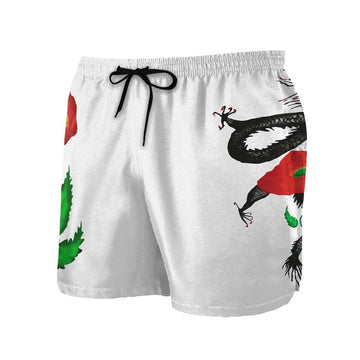 Gearhumans 3D Jimmy Page Dragon Costume Beach Shorts Swim Trunks