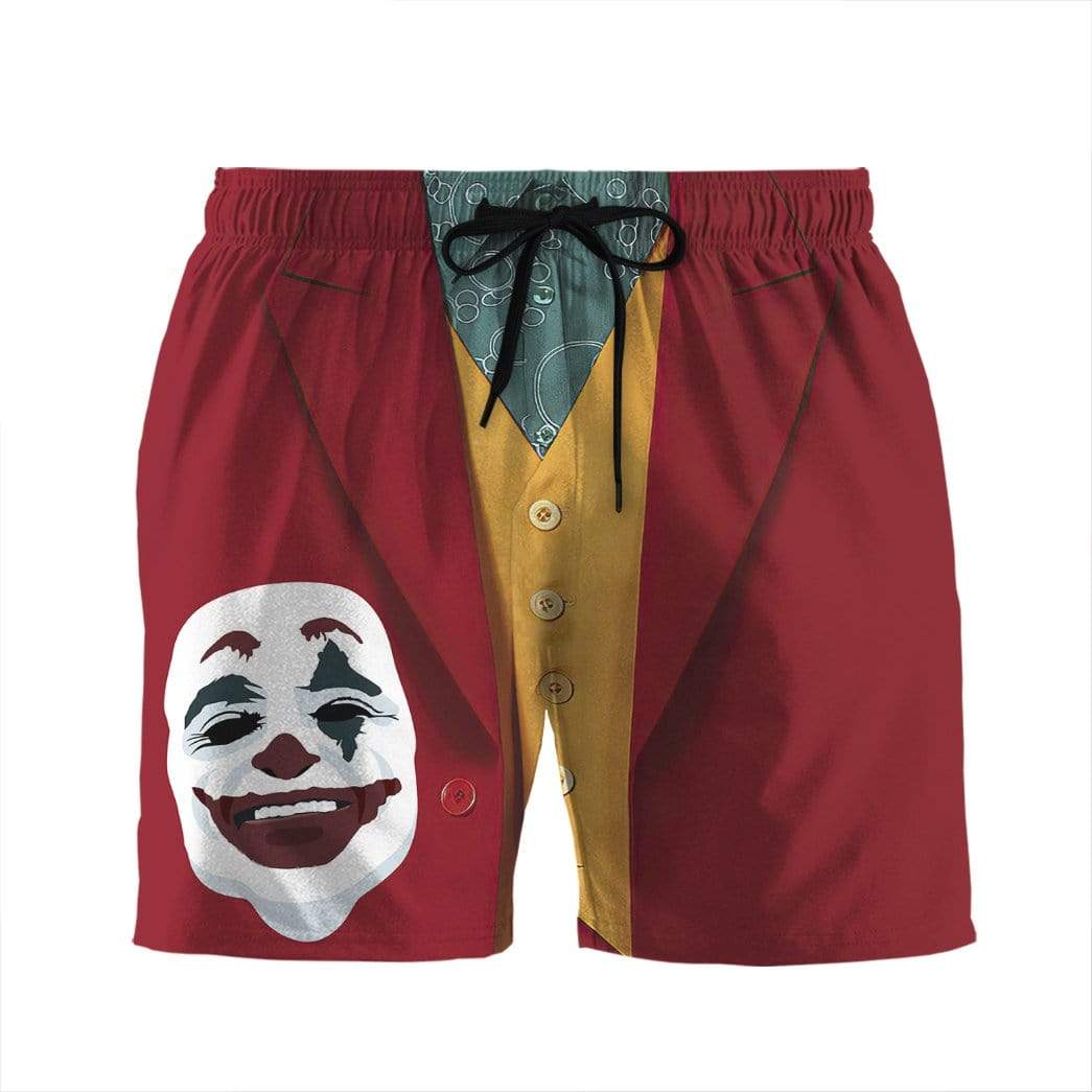 Gearhumans 3D Joker Suit Custom Beach Shorts Swim Trunks GL07077 Men Shorts Men Shorts S
