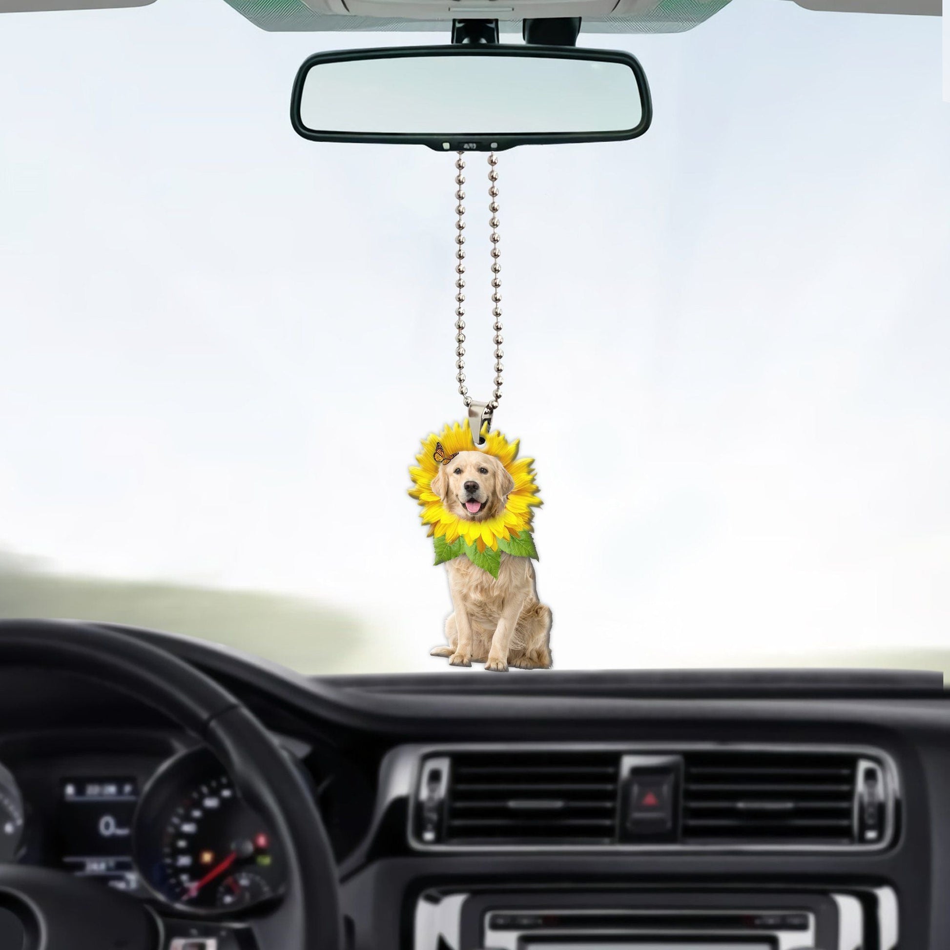 Gearhumans 3D Labrador Retriever Is My Sunshine Custom Car Hanging GO02062110 Car Hanging 