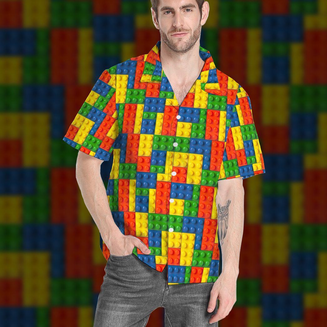 lego dress shirt Vertical Stripy Shirt