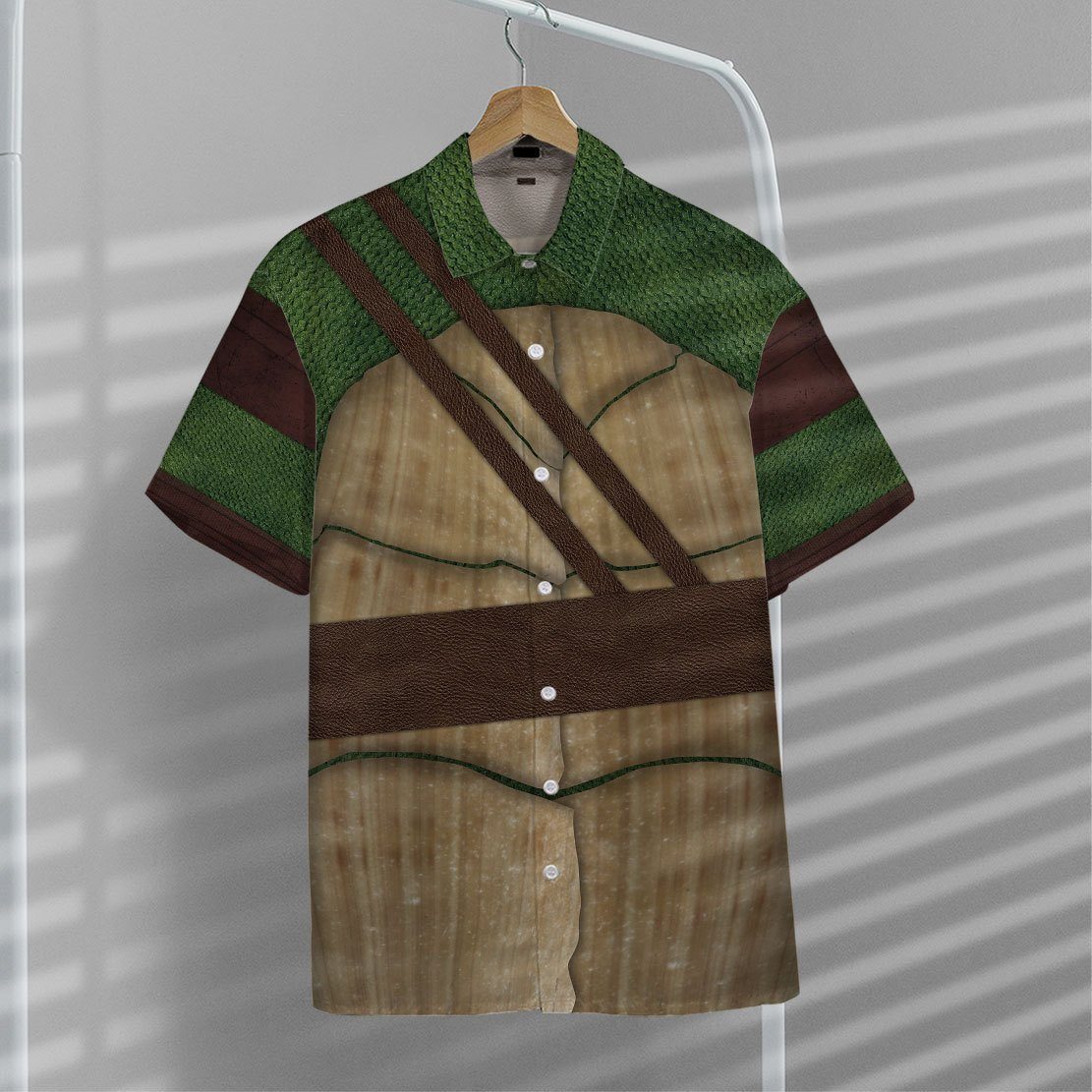 Gearhumans 3D Leonardo TMNT Leo Hawaii Shirt ZB260313 Hawai Shirt 
