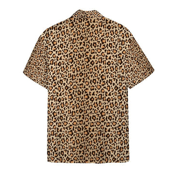 Gearhumans 3D Leopard Skin Hawaii Shirt