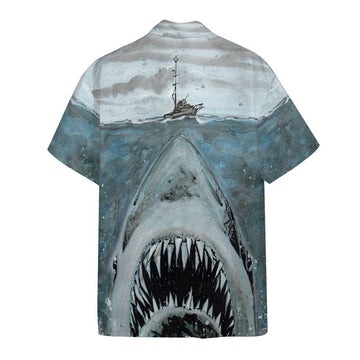Gearhumans 3D Let Shark Kiss You Custom Short Sleeve Shirt