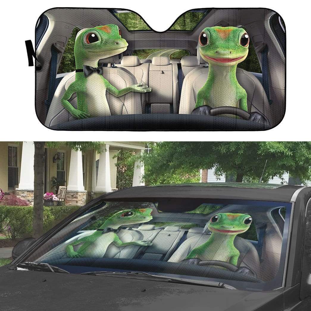 gearhumans 3D Lizard Custom Car Auto Sunshade GS30073 Auto Sunshade 