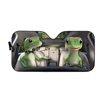 Gearhumans 3D Lizard Custom Car Auto Sunshade