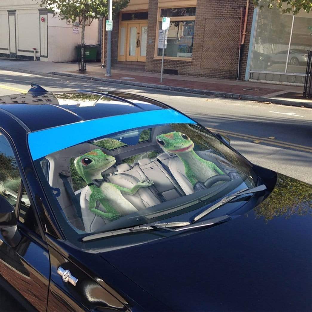 gearhumans 3D Lizard Custom Car Auto Sunshade GS30073 Auto Sunshade 