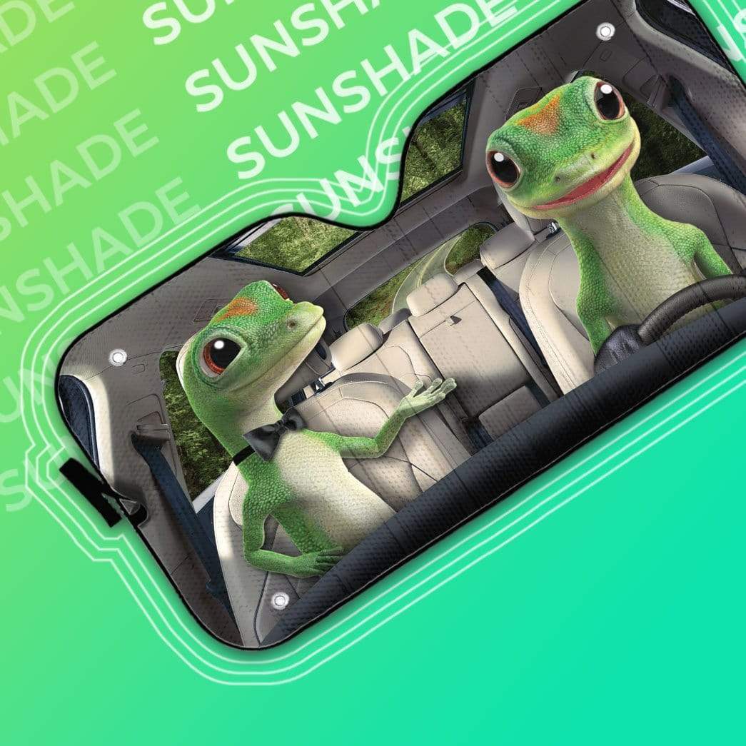 gearhumans 3D Lizard Custom Car Auto Sunshade GS30073 Auto Sunshade 