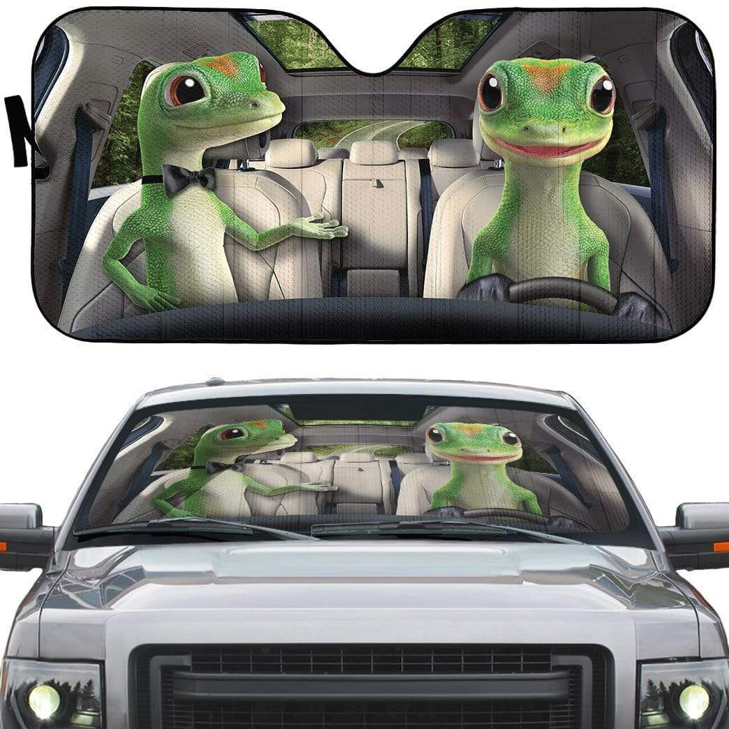 gearhumans 3D Lizard Custom Car Auto Sunshade GS30073 Auto Sunshade 