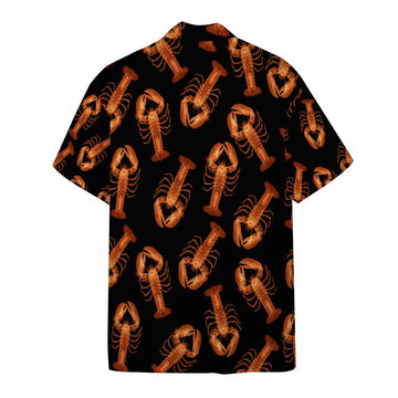 Gearhumans 3D Lobster X Ray Custom Short Sleeve Shirt