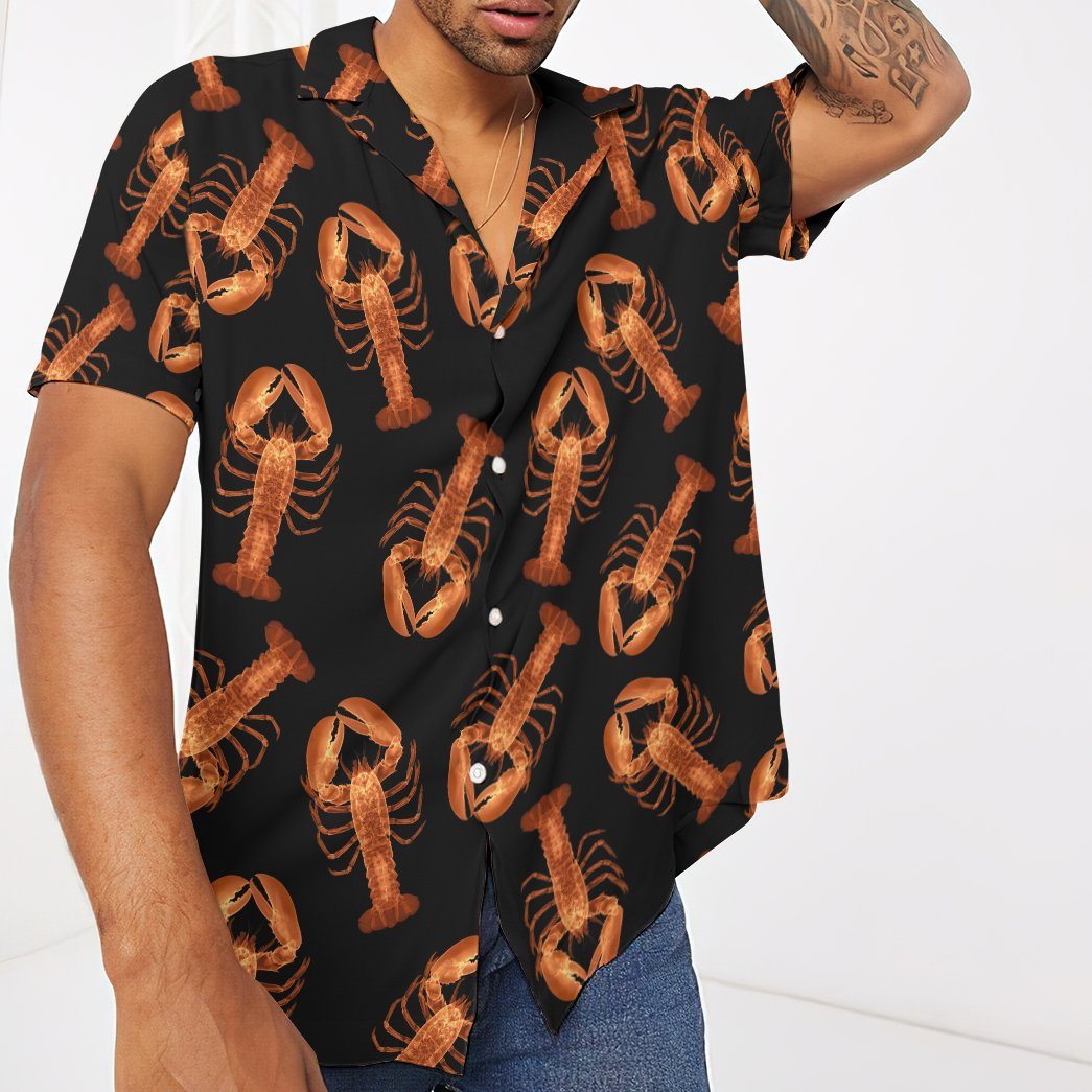 Gearhumans 3D Lobster X Ray Custom Short Sleeve Shirt GO07052117 Hawai Shirt 