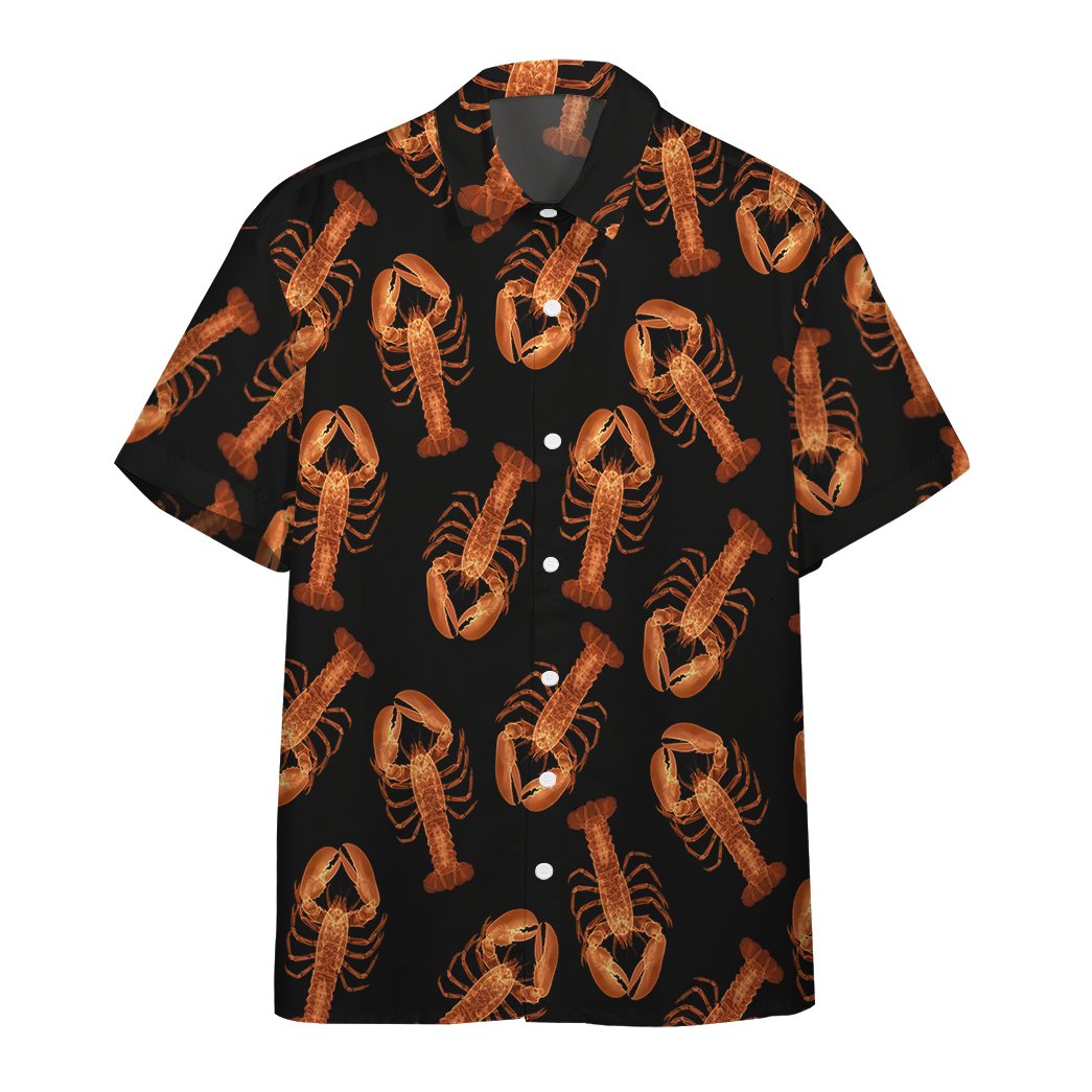 Gearhumans 3D Lobster X Ray Custom Short Sleeve Shirt GO07052117 Hawai Shirt Short Sleeve Shirt S 