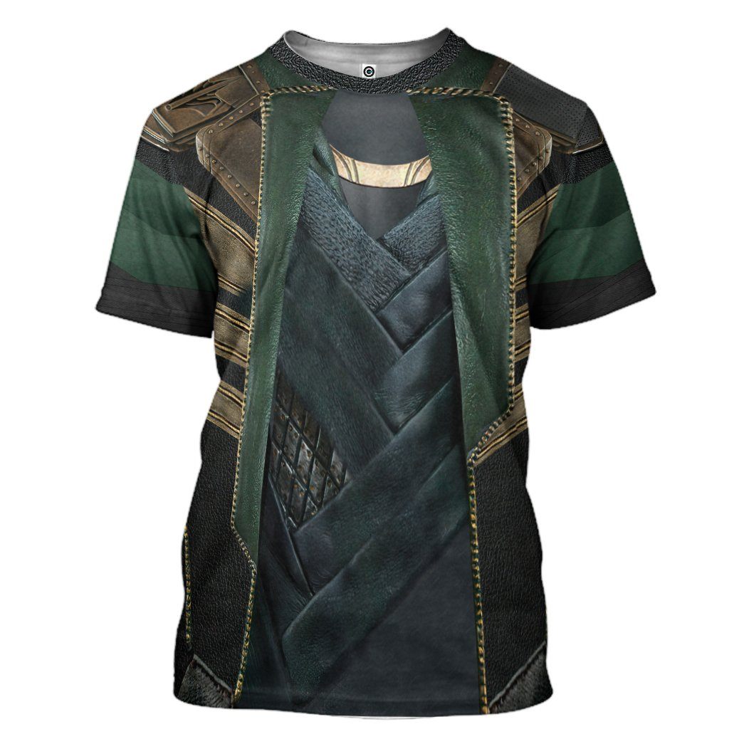 Gearhumans 3D Loki Laufeyson Costume Custom Hoodie Apparel GW11092 3D Apparel T-Shirt S 