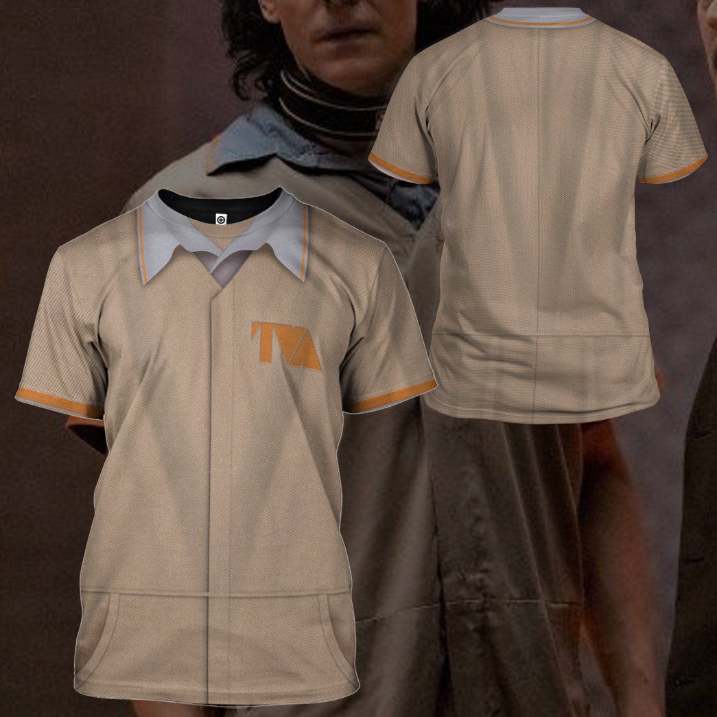 Gearhumans 3D Loki TVA Prisoner Outfit Custom Tshirt Hoodie Apparel GW1406216 3D Apparel 
