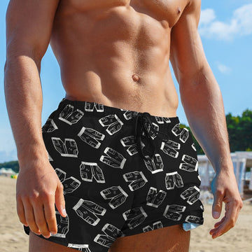 Gearhumans 3D Lots Of Pants Custom Beach Shorts Swim Trunks GS11052125 Men Shorts 