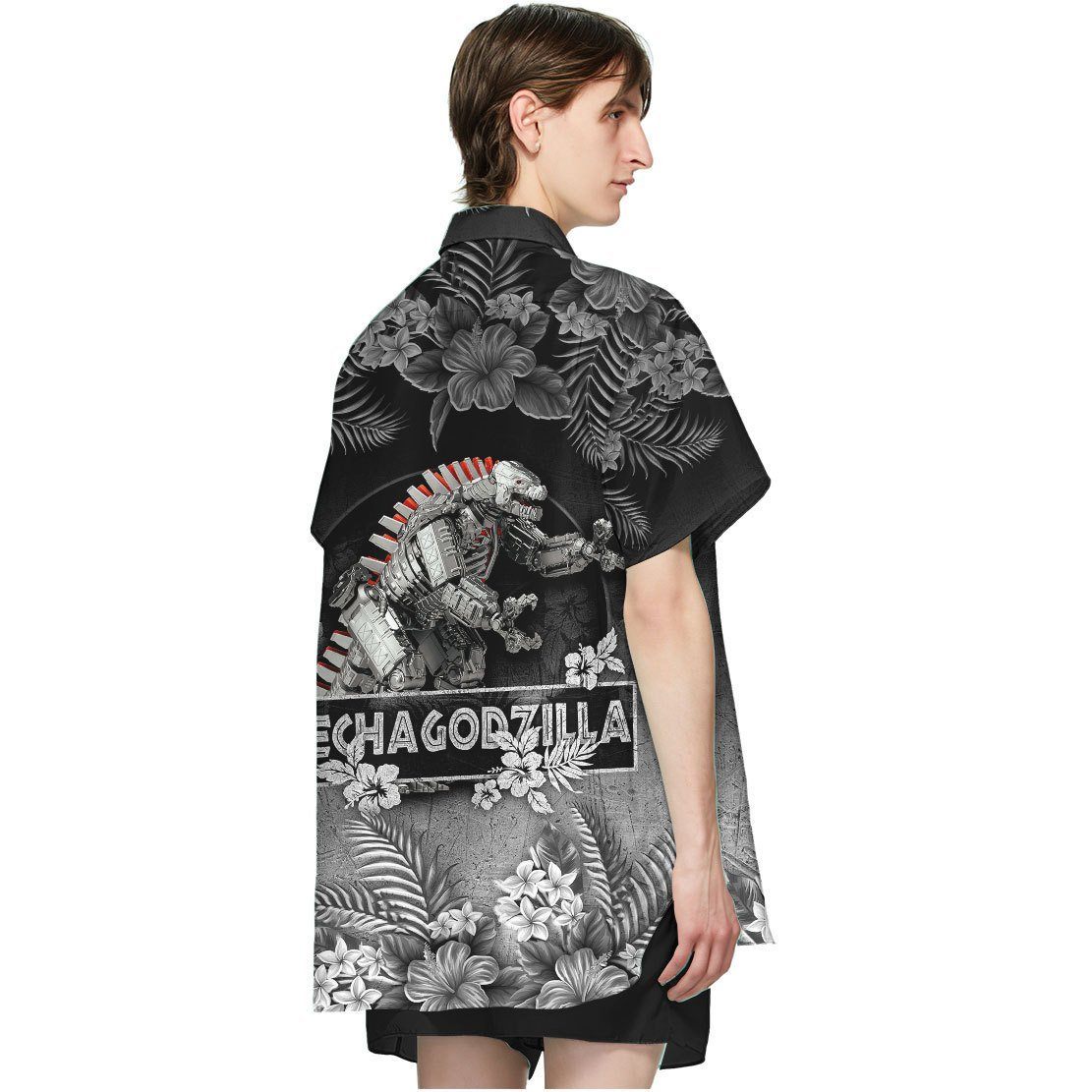 Gearhumans 3D Mechagodzilla Mother Day Hawaii Shirt ZZ01044 Hawai Shirt 