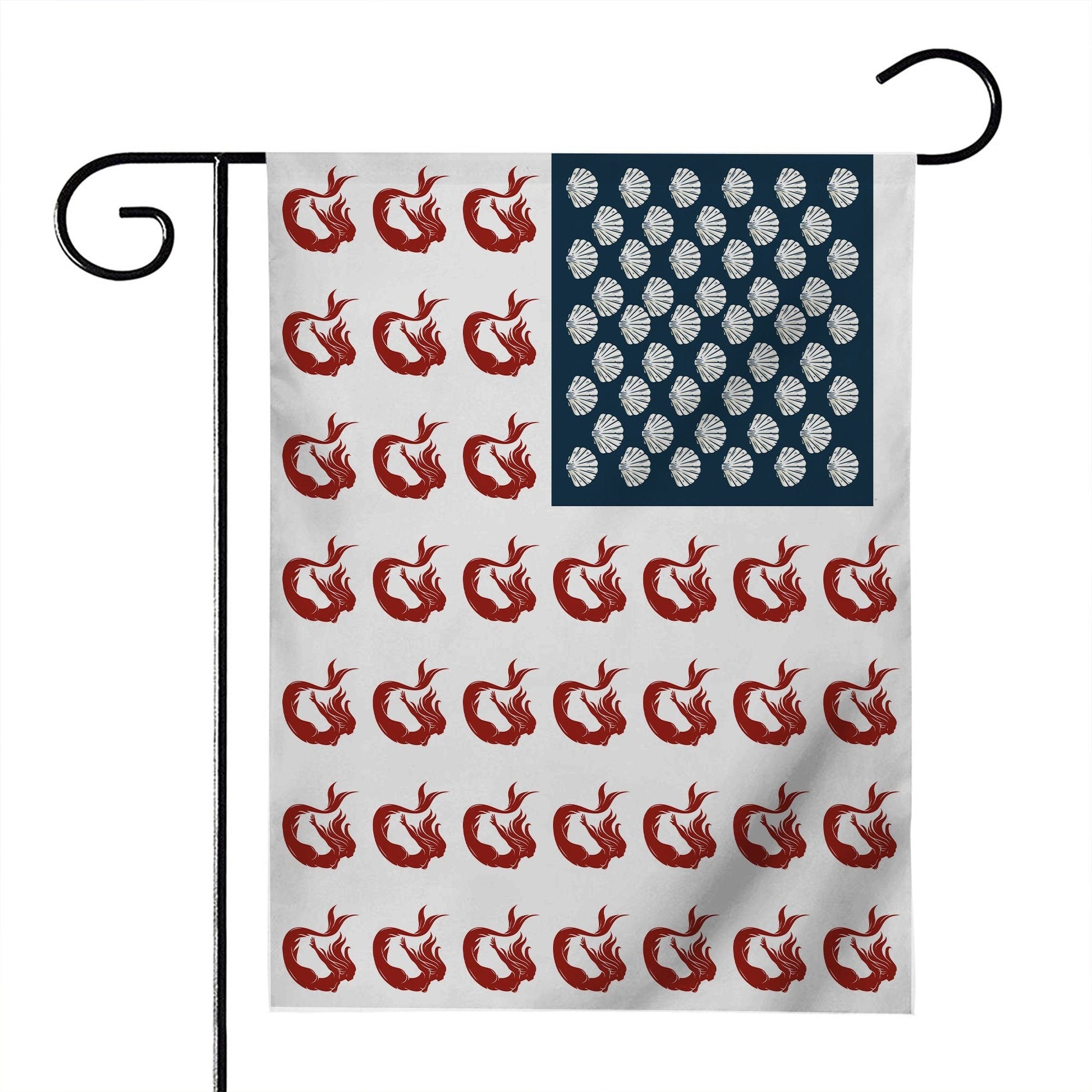 Gearhumans 3D Mermaid American Flag Custom Flag GW2106211 House Flag House Flag S 