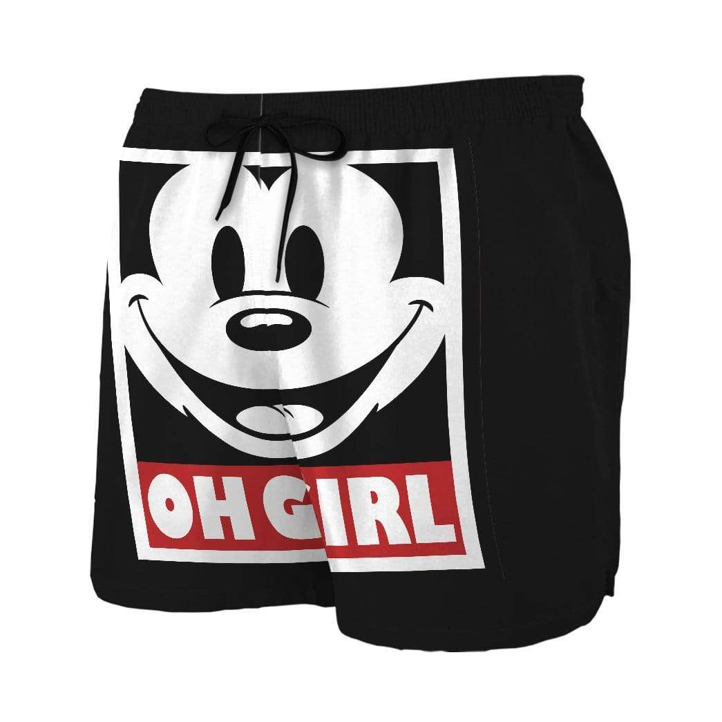 Gearhumans 3D Mickey Oh Girl Custom Beach Shorts GN26061 Men Shorts 