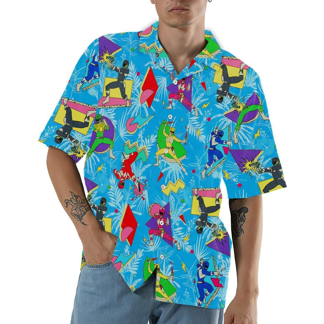 Dnd Neutral Good Ranger Custom 3D Funny Hawaiian Shirt - Bring Your Ideas,  Thoughts And Imaginations Into Reality Today