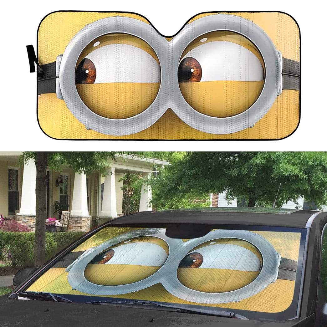 gearhumans 3D Minion Custom Car Auto Sunshade GD110511 Auto Sunshade 