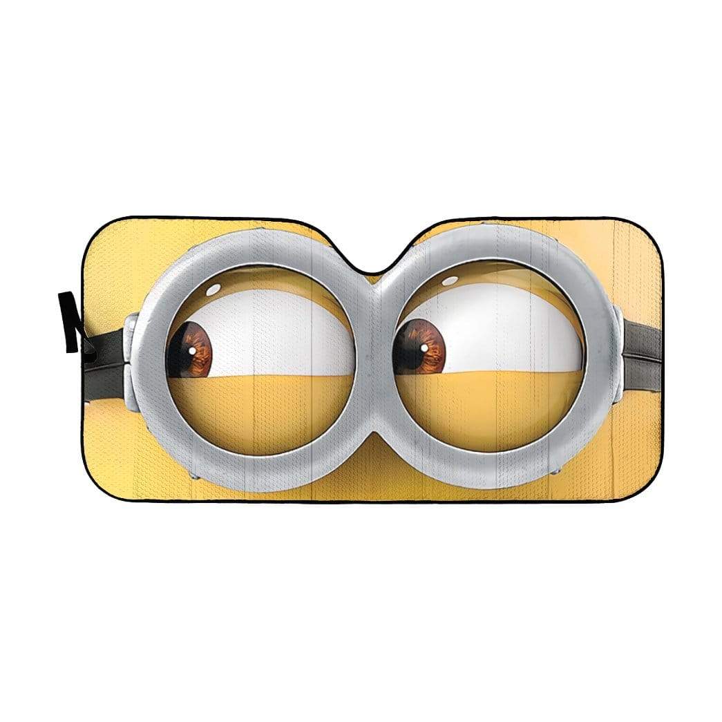 gearhumans 3D Minion Custom Car Auto Sunshade GD110511 Auto Sunshade 57''x27.5'' 