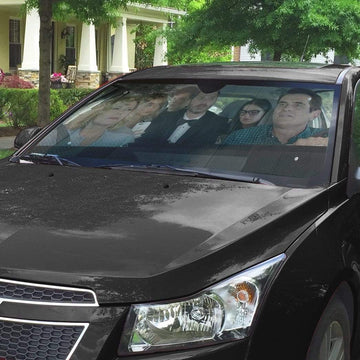 Gearhumans 3D Modern Family Jimmy Kimmel Custom Car Auto Sunshade