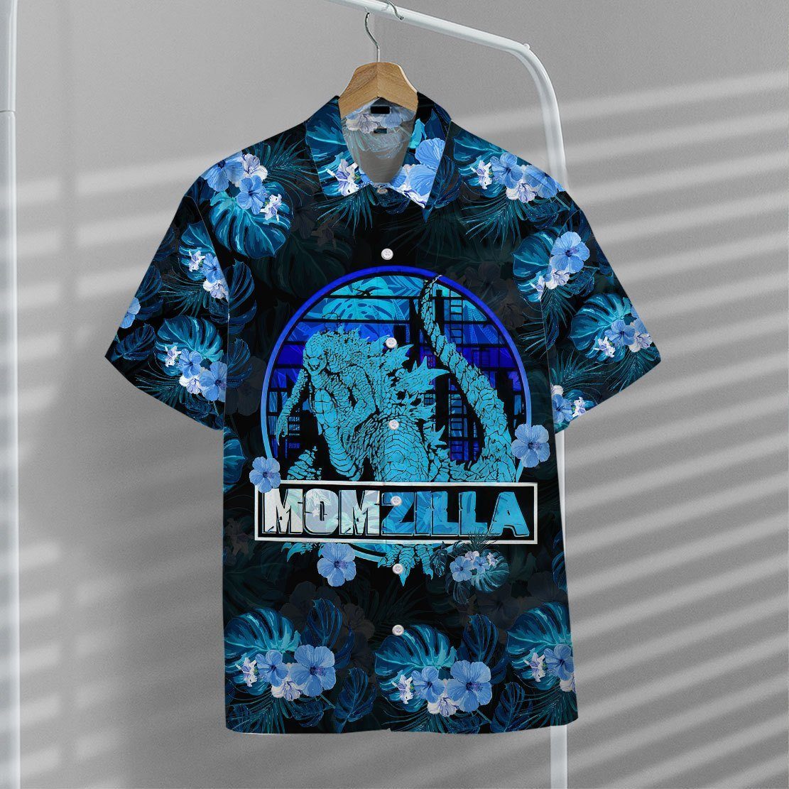 Gearhumans 3D Momzilla Mother Day Hawaii Shirt ZZ3003 Hawai Shirt 