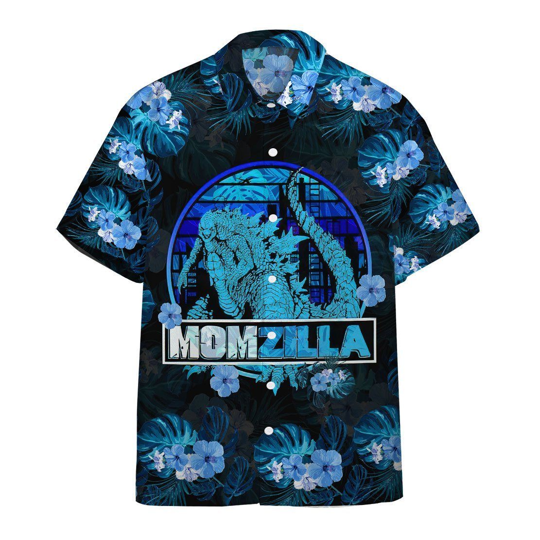 Gearhumans 3D Momzilla Mother Day Hawaii Shirt ZZ3003 Hawai Shirt Short Sleeve Shirt S 