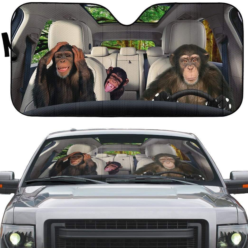 gearhumans 3D Monkey King Custom Car Auto Sunshade GL28073 Auto Sunshade 