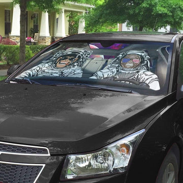 Gearhumans 3D Monkey King Custom Car Auto Sunshade