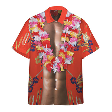 Gearhumans 3D Montana Toly In Hawaii Custom Hawaii Shirt