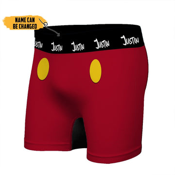 Gearhumans 3D Mouse Boyfriend Couple Underwears Custom Name Mens Underwears