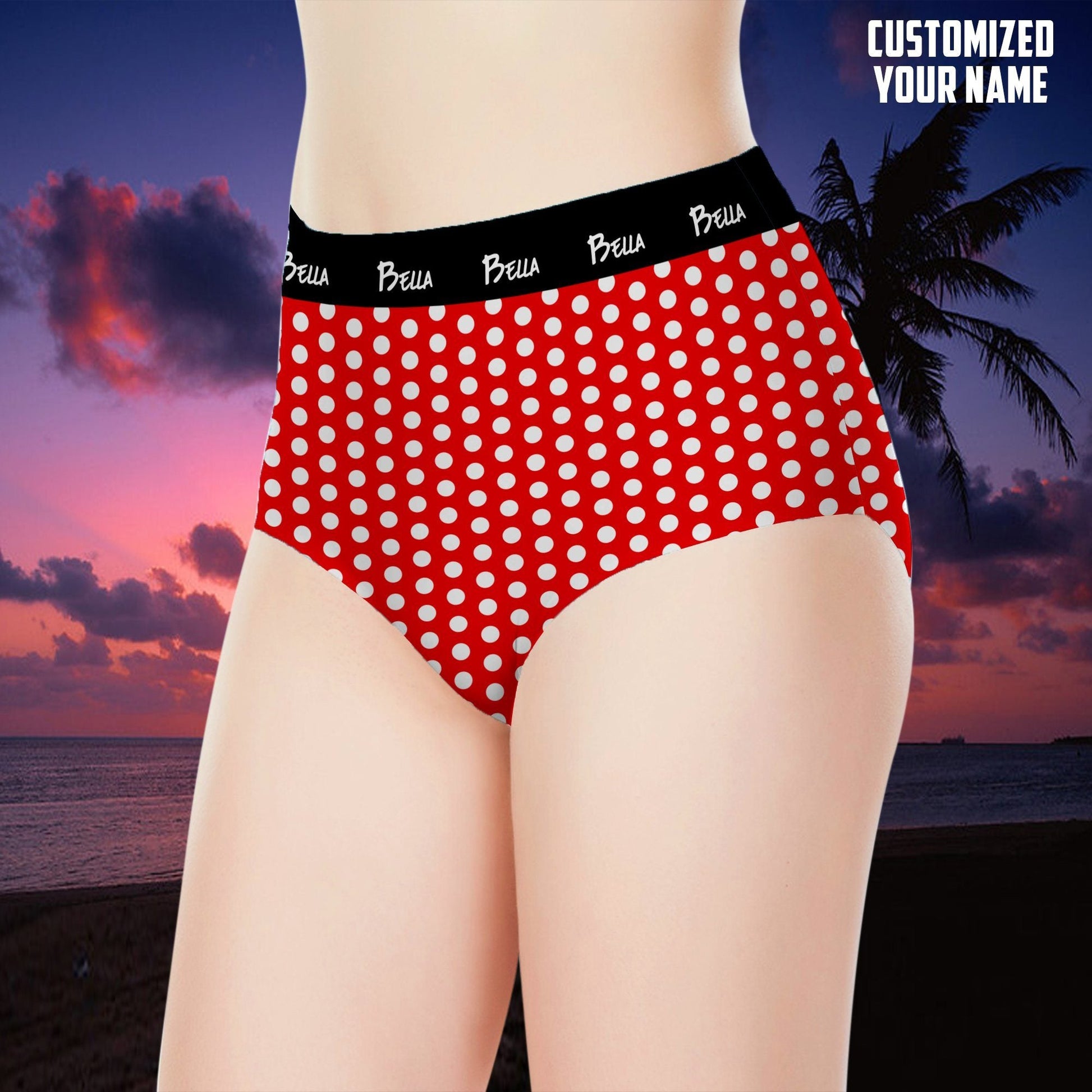 girlfriend gear Gearhumans 3D Mouse Girlfriend Couple Underwears Custom Name Womens Hi