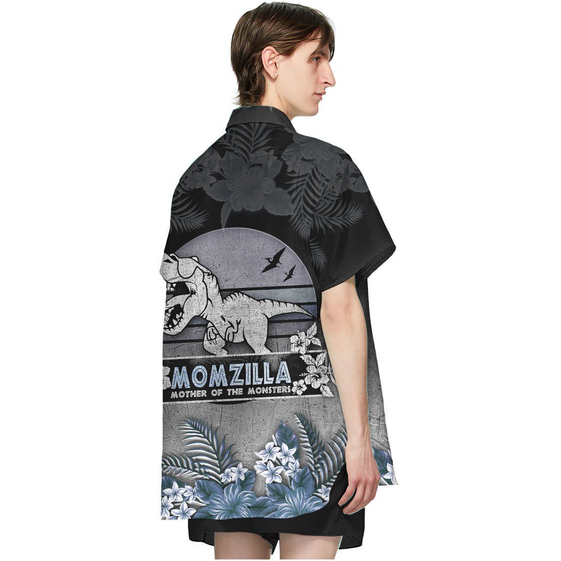 Gearhumans 3D Mozilla Mother of the monster Hawaii Shirt ZZ01041 Hawai Shirt 