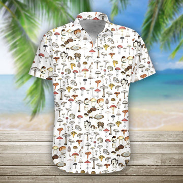 Gearhumans 3D Mushroom Hawaii Shirt