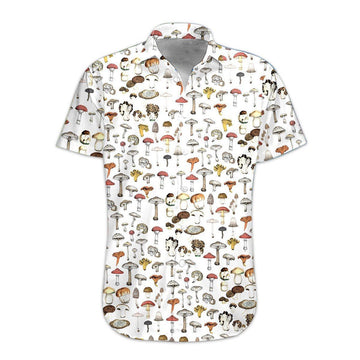 Gearhumans 3D Mushroom Hawaii Shirt